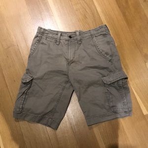 Men’s Hugo Boss grey cargo shorts